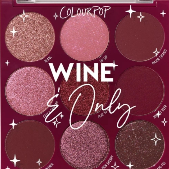 Colourpop Other - ColourPop 9-Pan Eyeshadow Palette: Wine & Only (Deep Berry and Pink Tones), NIB